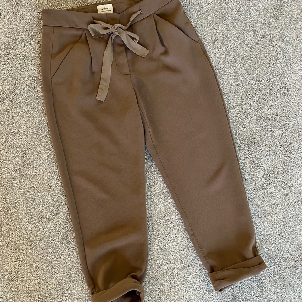 Aritzia Wilfred Crop Pants Size 0